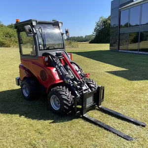 Radius belok kecil 4x4 roda penggerak pertanian Mini <span class=keywords><strong>Loader</strong></span> Taian DY840 desain kompak pemuat teleskopik ujung depan - Product Image 3