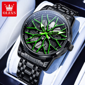   Reloj de Cuarzo de Acero Inoxidable 3701 de Lujo, con Logotipo Personalizado OEM, Diseño Hueco Giratorio, Deportivo, Luminoso e Impermeable - Product Image 3