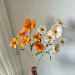 Flores Artificiales de Mariposa Junheyuan, Arreglo de Flores de Seda de 6 Cabezas para Decoración de Bodas y Hogar - Product Image 3