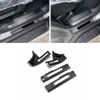 Accessoires intérieurs en plastique ABS pour JETOUR T2 : Protection de seuil de porte, bande de bienvenue, protection de coffre, patch de pare-chocs arrière, garniture de modification