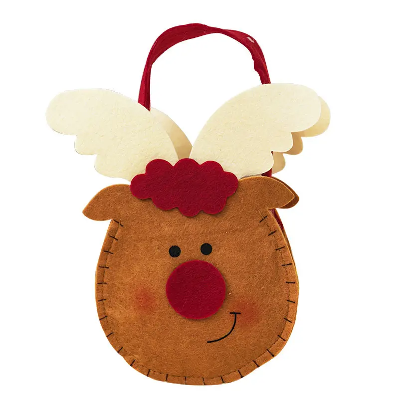 Sacs à main créatifs pour enfants de Noël Centres commerciaux Décorations de vacances Sacs de bonbons cadeaux