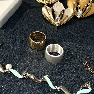 Anelli in Ottone Personalizzati all'Ingrosso, Placcati in Oro 18K e Argento, Anelli a Fascia Larga Minimalisti, Gioielli Unisex alla Moda - Product Image 1