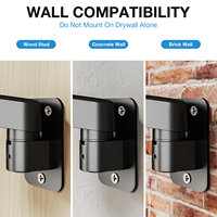 Nouveau support mural pour moniteur, écrans de 17 à 34 pouces, rotation à 360°, inclinaison à 90°, réglage ergonomique, gestion des câbles