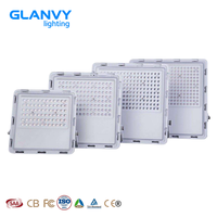 Lampu Sorot LED Luar Ruangan Tahan Air IP68 30W 50W 100W 150W 200W Cahaya Siang Bersertifikasi CE Aluminium Sinar Lebar Lampu Stadion Super