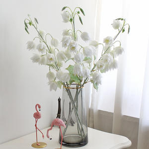 Y-H015 Lirio de los Valles de Seda Artificial, <span class=keywords><strong>Flor</strong></span> Decorativa de Muguet para Decoración de Bodas y Hogar - Product Image 1