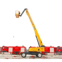 XCMG resmi XGS58 satılık 58m teleskoplu sepetli forklift çalışma platformu kullanılır