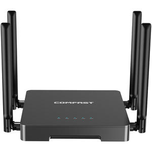 Routeur maillé Gigabit <span class=keywords><strong>COMFAST</strong></span> <span class=keywords><strong>CF</strong></span>-N5 V2 WIFI 6 <span class=keywords><strong>AC1200</strong></span> double bande avec 4 antennes 5dBi pour usage domestique - Product Image 1