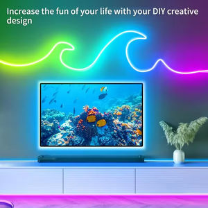 Tira de LED inteligente flexible de 50m para habitación, 220V 110V, impermeable IP65, tira de LED/RGB - Product Image 3