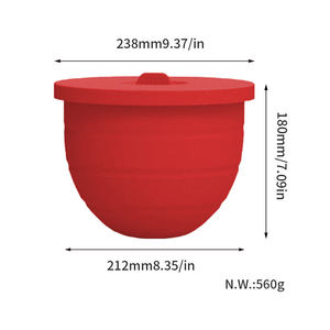 Silicone Bowl Liners for Tilt-Head 5 Quart Mixers Liners with Lids for Stand Mixers Silicone Bowl Liners - Product Image 6
