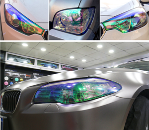 Película Adhesiva para Faros Delanteros de Coche Annhao, 30 cm x 9 m, Efecto Camaleón, Película para Tinte de Luces Traseras - Product Image 5