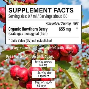 Membeli jumlah besar kualitas tinggi dukungan tetesan cairan Berry Hawthorn mendorong kesehatan jantung yang kuat menjaga tingkat tekanan darah cairan - Product Image 2