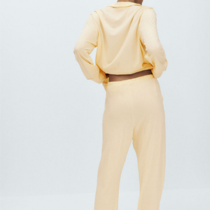 Nouvel Arrivage 2026 – Ensemble Loungewear Élégant pour Femme à Manches Longues et Boutons, Pyjama Confortable avec Pantalon Large, Doux et Respirant - Product Image 4