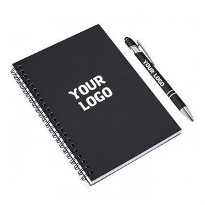High Quality <b>A5</b> Black Sketchbook <b>Diary</b> Eco-Friendly Wholesale Customized Notebooks Printed Organizer Writing - Product Image 1