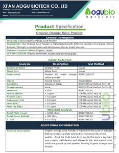 Harga grosir bubuk jus buah jeruk larut dalam air bubuk jus jeruk alami murni - Product Image 5