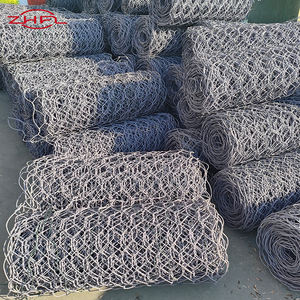 Malla de Alambre Hexagonal para Gaviones, Malla de Eslabones, Alambre de Hierro Galvanizado con Recubrimiento de PVC de Bajo Contenido de Carbono para Control de Inundaciones y Muros de Contención - Product Image 5