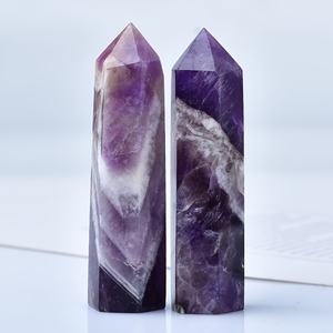 Cristal de Apatita Azul Amatista Pulido de Estilo Bohemio al por Mayor para Decoración del Hogar Única y Regalos Festivos - Product Image 2