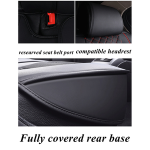 Housses de siège de voiture en cuir PU, couvre-siège pour véhicule, taille universelle, de haute qualité, pour la plupart des marques automobiles, meilleure vente, - Product Image 6