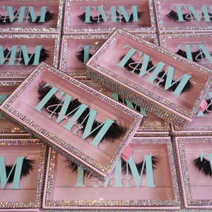 Spikes Strip Pestañas Vendedores Etiqueta privada Full Eye Lash Venta caliente Hecho a mano Real Siberian 3D Mink Lashes - Product Image 5
