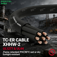Câble multiconducteur TC-ER XHHW-2 pour chemin de câbles industriel, destiné aux systèmes énergétiques et utilitaire