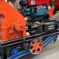 Concasseur à marteaux diesel portable PC 300*400 |   Concasseur de pierres mobile 5-10t/h pour l'exploitation minière et la construction
