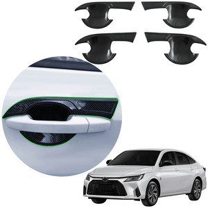 ชุดแต่งขอบประตูรถยนต์ ABS สำหรับ Toyota Yaris <span class=keywords><strong>Ativ</strong></span> <span class=keywords><strong>2023</strong></span> ป้องกันรอยขีดข่วน - Product Image 1
