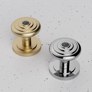 Manija de Puerta de Baño de Aleación de Zinc de Alta Calidad, Perilla de Puerta de Dormitorio con Cerradura para Hotel, Villa, Hogar, Oficina, Edificio - Product Image 3