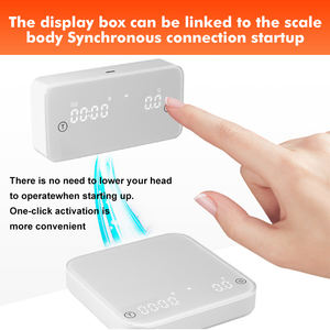 Wiederauf ladbare Mini-Kaffee waage im neuen Design mit Timer-Espresso 3kg/0,1g Genaue Küchen waage zum Übergießen - Product Image 2