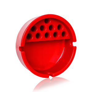 Cendrier portable en plastique personnalisé, 10 emplacements pour cigarettes, design moderne, support de cendres pour <span class=keywords><strong>voiture</strong></span>, OEM/ODM, marque QX, modèle CAY001 - Product Image 4