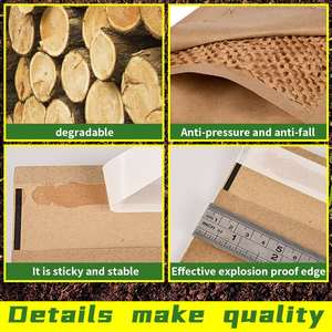 GDCX, papel Kraft resellable ecológico, sobres de envío de panal de abeja, logotipo personalizado, papel Kraft reciclable, bolsa de <span class=keywords><strong>correo</strong></span> compostable - Product Image 3