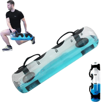 Sac Aqua gonflable réglable Portable équipement d'exercice de gymnastique sac d'eau de Fitness de puissance pour l'entraînement d'équilibre sac Aqua réglable