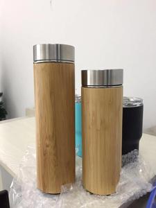 2025 Bouteille <span class=keywords><strong>Thermos</strong></span> en Bambou de Haute Qualité 450ml/ 500ml, Écologique, Gravée au Laser, Gourd Gourde en <span class=keywords><strong>Bois</strong></span> - Product Image 4