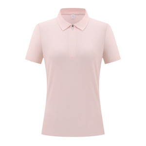 Camisa polo de manga corta de poliéster de color sólido de secado rápido para uso diario - Product Image 2