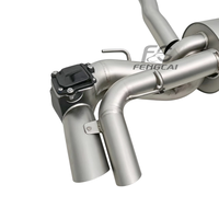Échappement arrière de haute qualité en acier inoxydable SS304 pour Rolls-Royce Phantom 6.7T 2018-2023, optimise l'efficacité de l'échappement.
