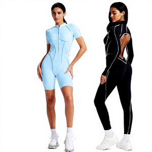 <span class=keywords><strong>Mono</strong></span> de Yoga con Bloques de Color y Logotipo Personalizado para Mujer, <span class=keywords><strong>Espalda</strong></span> Descubierta, Ajuste Ceñido, Ropa Deportiva de Alto Impacto - Product Image 1