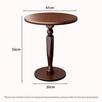 Table basse vintage du milieu du siècle, table basse ronde pour salon