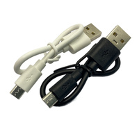 Vente en gros Support synchronisation de données 20cm court Micro USB B charge rapide 5V 1A USB 2.0 câble chargeur Android cordon de caméra