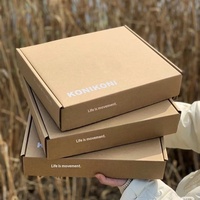 Boîte d'expédition pliable en papier kraft blanc extra-résistant et anti-écrasement avec logo imprimé pour usage agricole