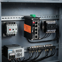 E-link Industrial AI Smart Managed - Switch PoE Mini Gigabit Ethernet de 5 Puertos y 20 Gbps (30W/60W/90W) para Sistemas de Monitoreo Solar