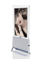 Support de sol Ultra fin Double face kiosque 4K écrans led numériques support de sol écran tactile oled transparent écran d'affichage