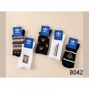 Calzini sportivi 5 dita 100% cotone lungo diabetico sublimazione personalizzabile del Logo che assorbe il sudore per l'esercizio sportivo - Product Image 1