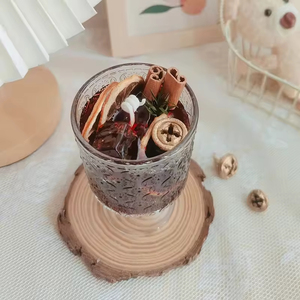 Wholesale Custom Drink Glass Scented Candle Valentine'S Day Home Decor Soy Wax Jelly Wax Scented Candle <b>Gift</b> - Product Image 4