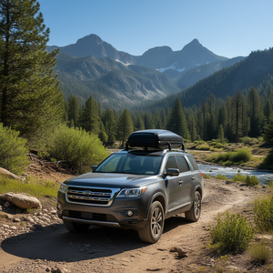 Boîte de rangement de toit pour bagages Abs Rooftop Cargo Carrier 14 Cu Ft pour SUV - Product Image 2