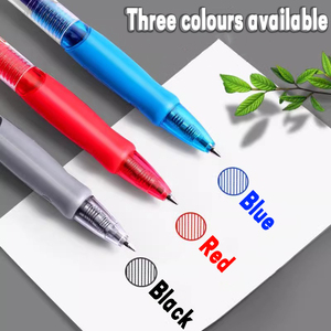 Stylos Gel Rétractables en Plastique en Gros 0,7 mm Bleu/Rouge, Impression de Logo Personnalisé, Fournitures Scolaires et de Bureau Promotionnelles pour Étudiants - Product Image 4