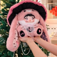 NOUVEAU Véritable chapeau de champignon Nommi 400% Series Mystery Box Plush Cute Kawaii Doll Figure Collectible Blind Boxes Toys