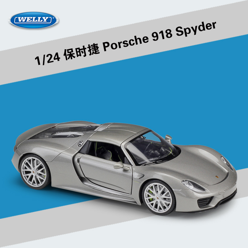 Por-sche 918 version hardtop gris
