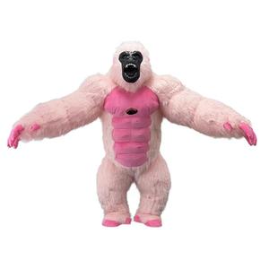 Olay promosyon şişme kral Kong Gorilla peluş maskot yetişkinler için kostüm cadılar bayramı karnaval Unisex iğne algılama - Product Image 1