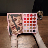 Nouvelle palette de maquillage portable pliable 5 couches style livre, fard à paupières longue tenue effet lumineux avec fini naturel et lisse