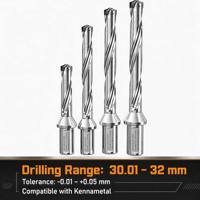Foret couronne SERTAN 30 01 32 mm, foret à trous profonds robuste, porte-outil de forage rotatif, lame à tête rotative, foret rapide CNC