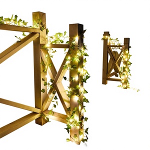 Wall Hanging Garland <b>Fairy</b> Plant Leaf LED String <b>Lights</b> Christmas IP65 Indoor Outdoor Patio Party Decoration - Product Image 4