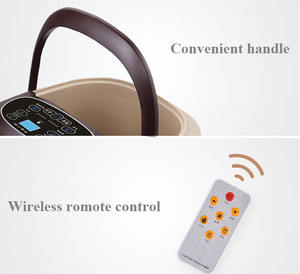 Pemijat mandi Spa kaki nirkabel, desain gelembung panas dapat dilipat multifungsi dapat disesuaikan untuk menghilangkan stres - Product Image 3